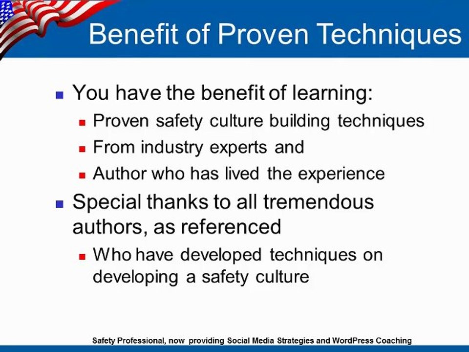 Safety Culture Acknowlegment of Authors