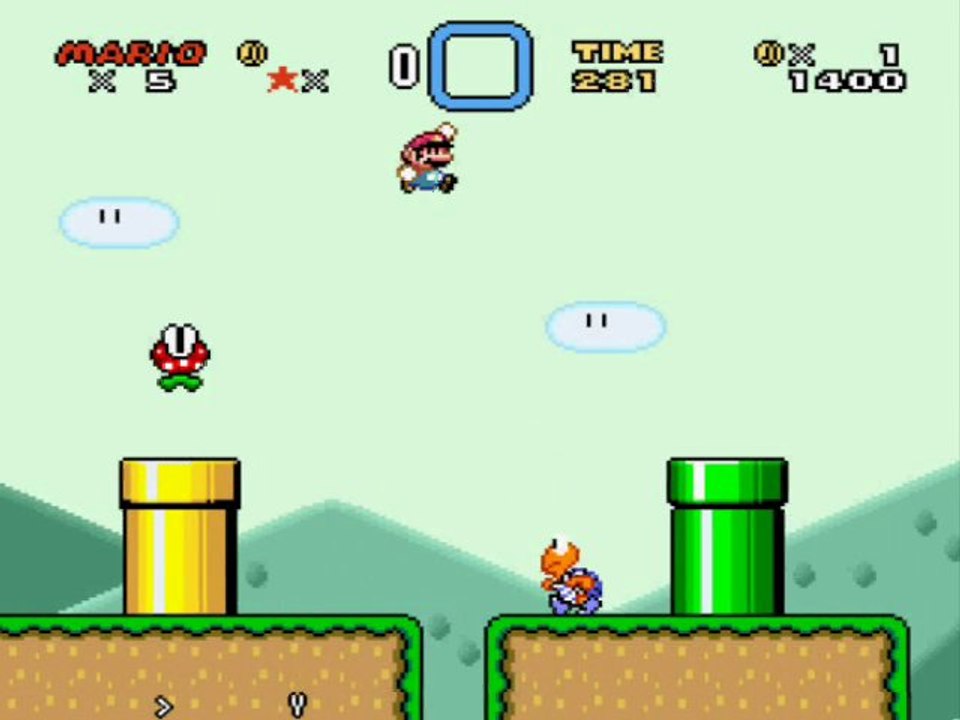 pub super mario world que j'ai crée