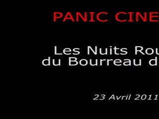 Panic Cinéma - LES NUITS ROUGES DU BOURREAU DE JADE - Présentation par Julien Carbon & Laurent Courtiaud, Seppuku Paradigm et Carole Brana