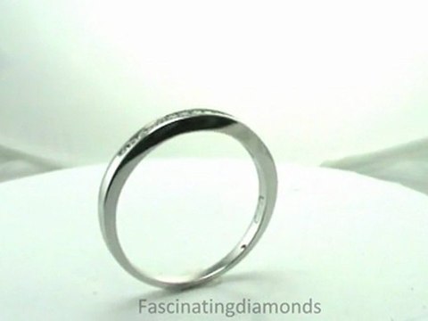 FDENS3097B Round Cut Diamond Wedding Anniversary Band Channel Setting