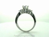 FDENS3081MQR  Marquise Brilliant Fleur Diamond Pave-Set Engagement Ring