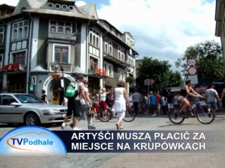 Artyści muszą płacić za miejsce na Krupówkach