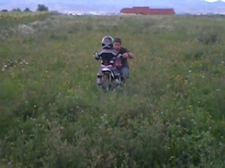 Ou la papa a eut peur, plus que Mathis lol