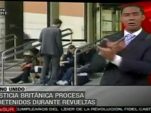 Londres: toman declaración a detenidos por disturbios