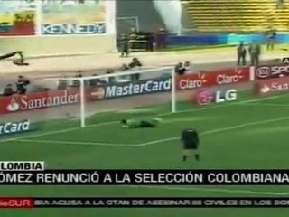 Por escándalo, Gómez renunció como técnico de Colombia