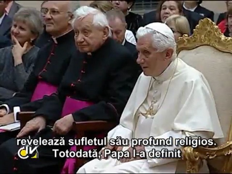 Benedict al XVI-lea: O muzică ce ajunge la suflet