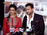 Saif Ali Khan, Deepika Padukone At Aarakshan Film Promotion