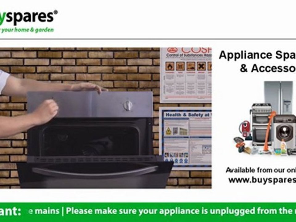 How to remove and replace the knobs on an oven