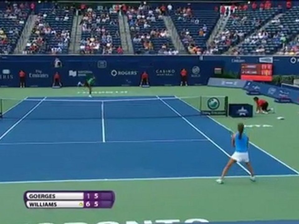 Williams batte Goerges - Toronto, 2° turno