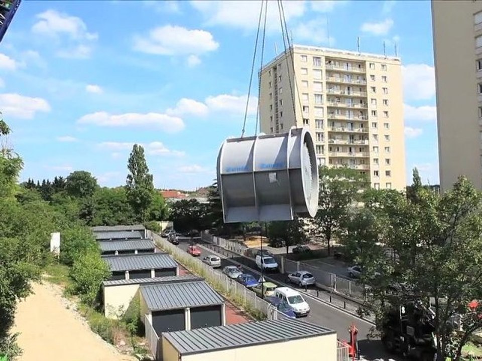 Un gros, très gros ventilateur pour le tunnel de Champigny !
