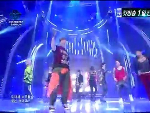 110811 MCD Super Junior - Superman (ComeBack Stage)