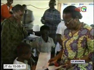 Les populations de la Cuvette-Ouest reçoivent de l'aide du ministère des affaires sociales