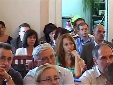 Konferencja prasowa Burmistrza Władysława Krzyżanowskiego 29.07.2011 Ostrów Mazowiecka