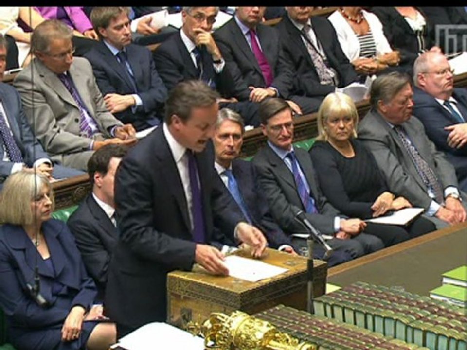Cameron: 'We will support riot victims'