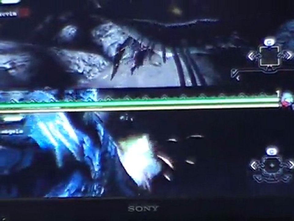 vidéo de mh3 duo lagia-gobul en mode arène sur monster hunter 3