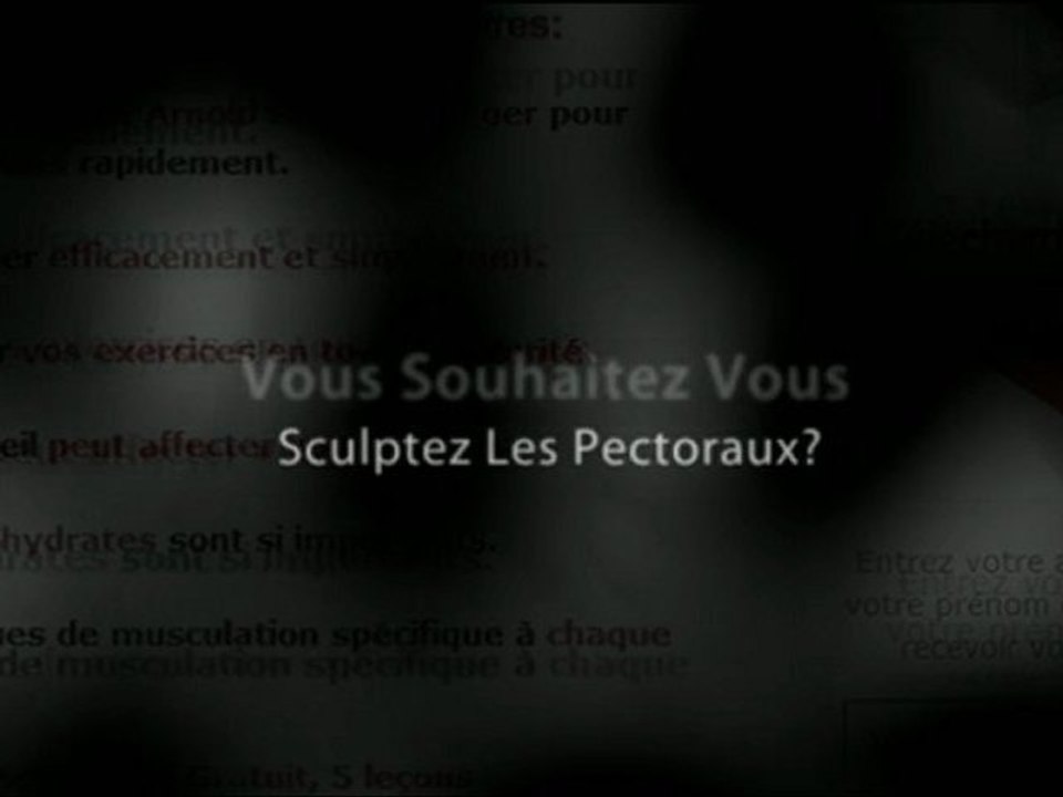 comment se muscler chez soi