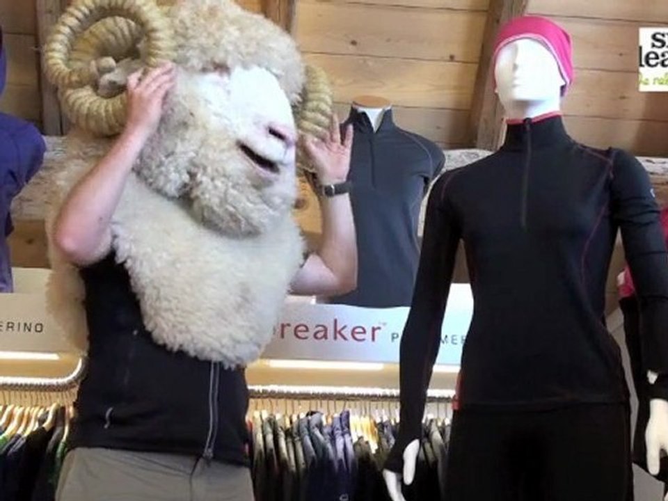 Snowleader présente la Long Sleeve Pace Zip de Icebreaker