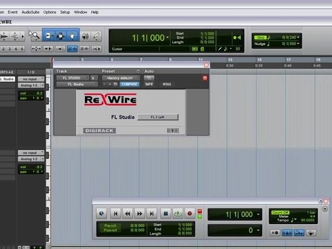 Pro Tools FL Studio Rewire