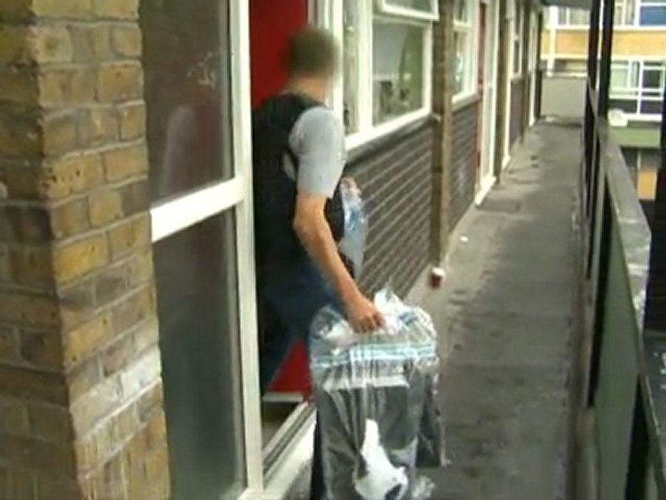 Riot police raid suspected looters
