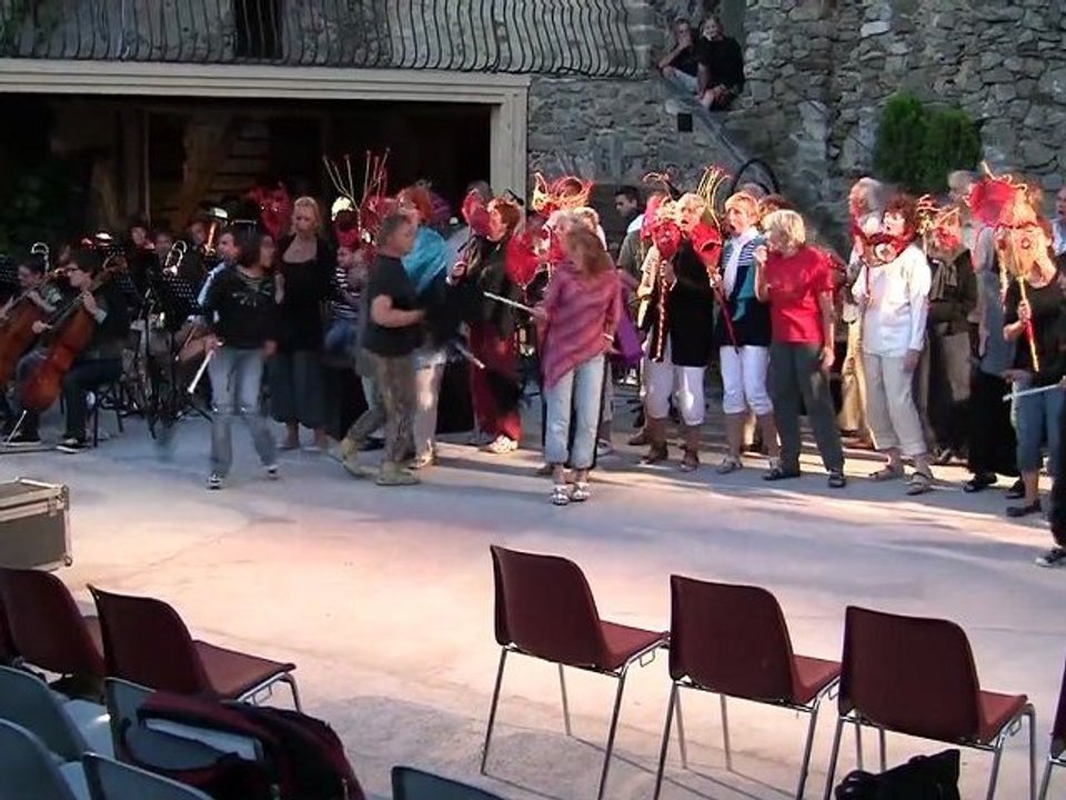 Répétitions de Roméo/Juliette Juillet 2010