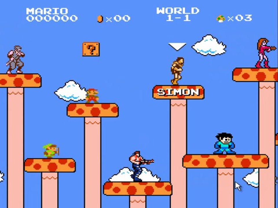 Test de Jeux Flash Theme Megaman ( Flash )