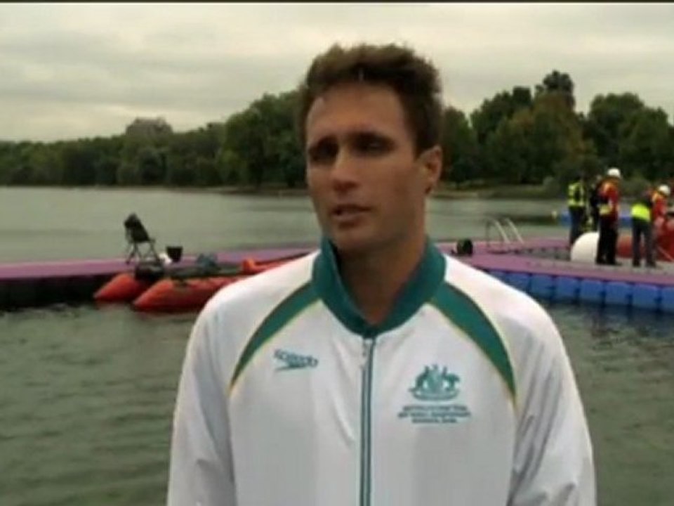 London bereit für die Marathon Schwimmer