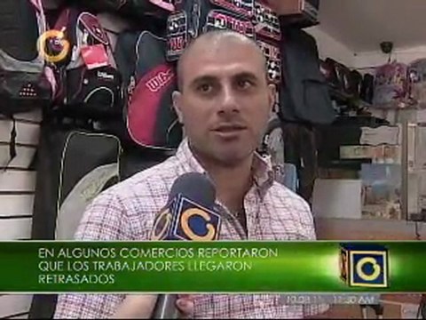 Comercios afectados por paro de transporte