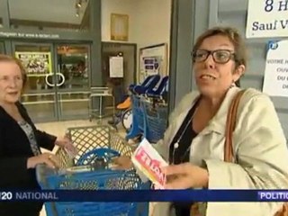 La caravane des Primaires à Tulle en Corrèze le 8 août 2011 - Reportage France 3.