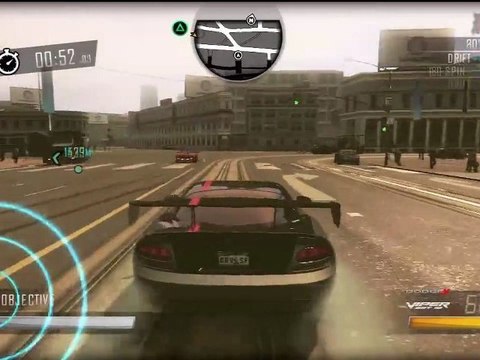 Driver San Francisco PS3 Demo - Dodge Viper SRT10 ACR Gameplay