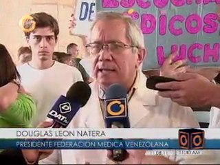 Protestas en el Ministerio de Salud