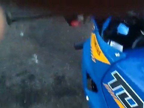 TDR 250 avec pots vides