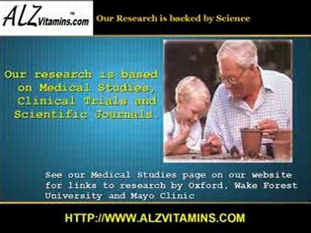 Improve Cognitive Memory - Alzheimers Vitamins