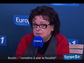 Boutin : "remettre à plat" la fiscalité