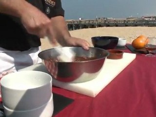 Recette du Kiwi de l'Adour des Landes garni d'une ganache au chocolat