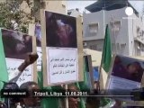 Pro-Gaddafi supporters rally in Libya - no comment