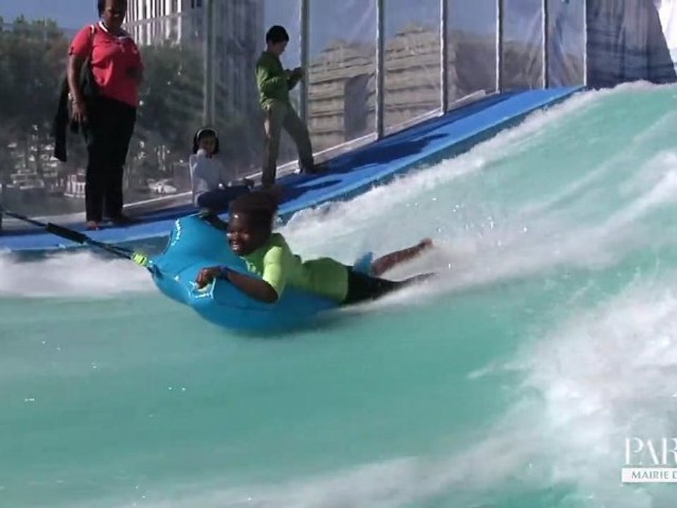 Du surf à Paris Plages