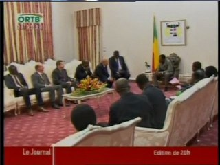 Délégation reçu par le chef de l'état