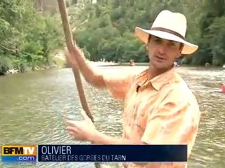 Ballade en barque dans les gorges du Tarn