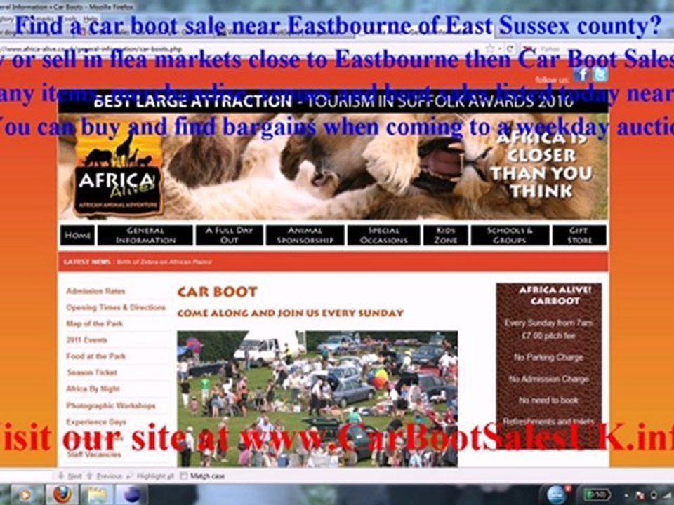 Eastbourne Car Boot Sales FleaMarket Sites East Sussex video