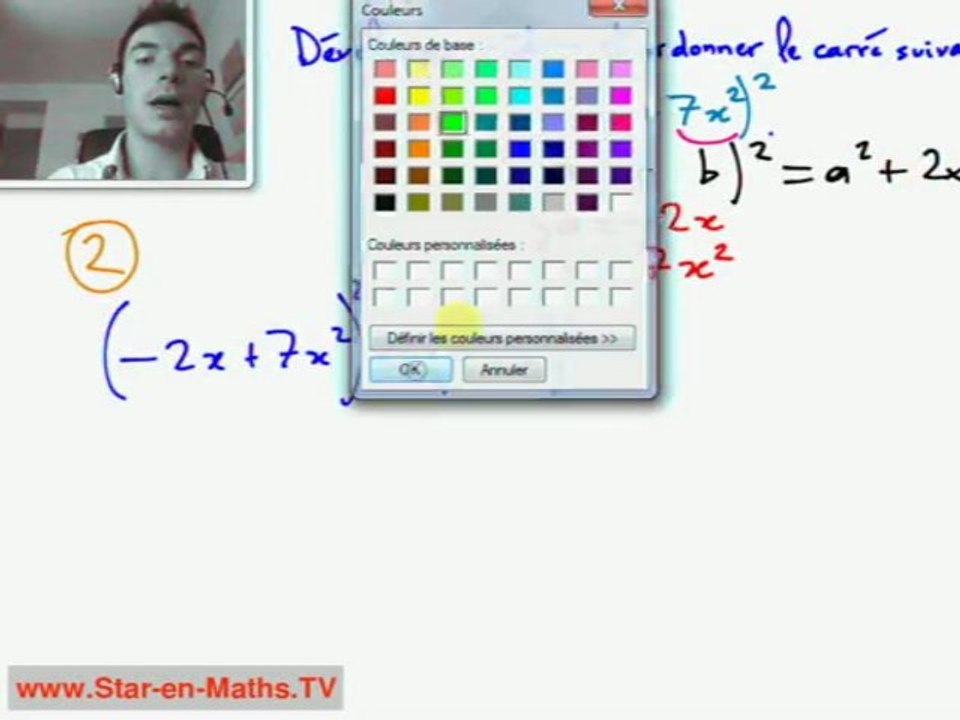 2nde Développer et Réduire une expression (3/5)