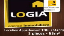 A louer - appartement - TOUL (54200) - 3 pièces - 65m²