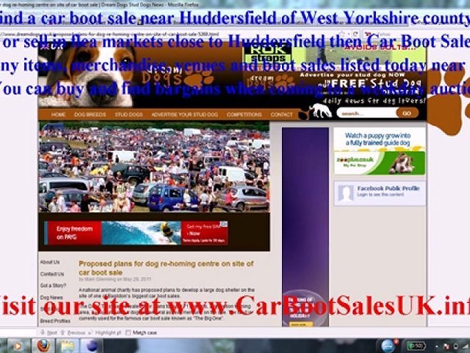 Huddersfield Car Boot Sales - FleaMarket Sites West Yorkshire