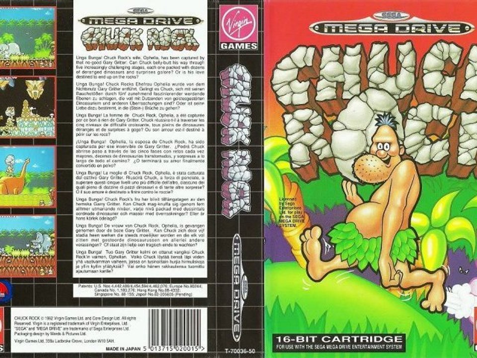 [MD] Chuck Rock  - RetroTesters
