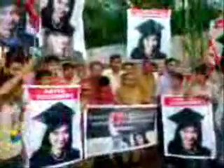 Aafia - Protest in Lahore freedom for Aafia 12-08-2011