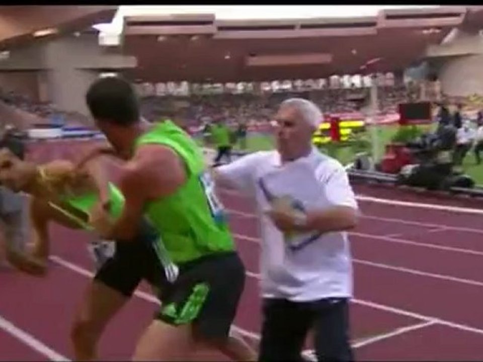 Track and Field Fist Fight in Monaco