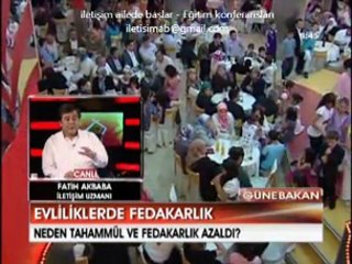 İletişim Uzmanı ve Yazar Fatih AKBABA ile Evlilikte Fedakarlıklar - Kanal A - TV Programı Temmuz 2011