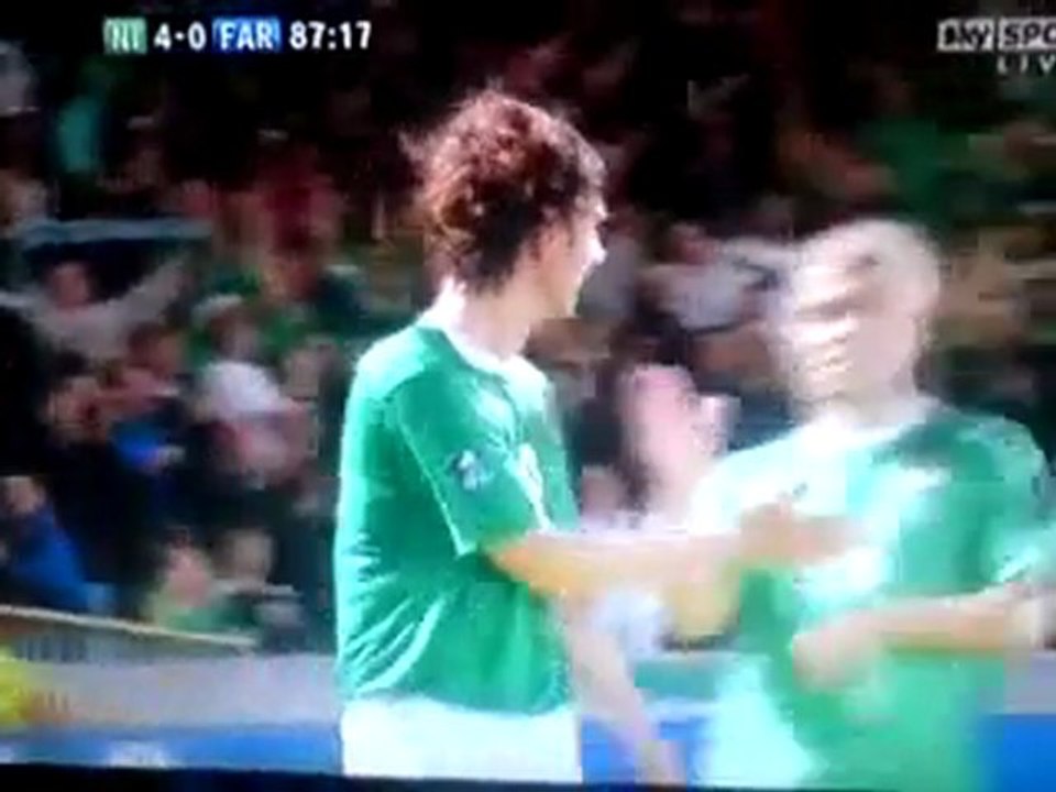 Paddy McCourt vs Faroe Islands 10/08/11