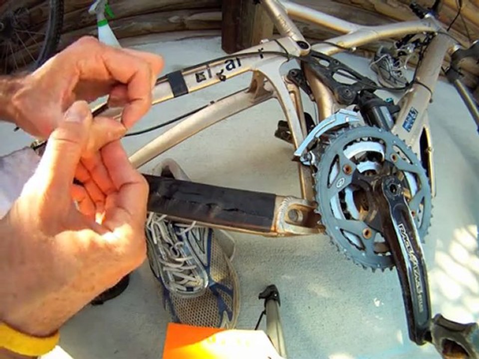 The Best Chainstay Protector - the mtbtips Chainstay Sock