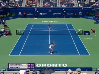 Azarenka batte Voskoboeva - Toronto, quarti