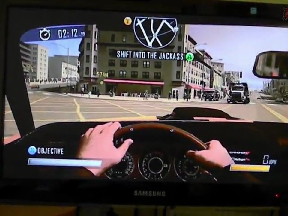 Driver San Francisco Xbox 360 Demo + Fanatec Porsche 911 GT2 Wheel = ?